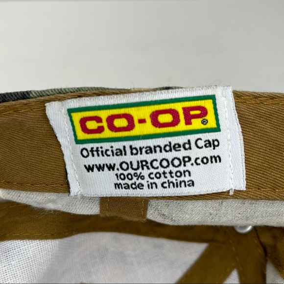 Camo baseball cap CO-OP Camouflage hat cotton adjustable strap Animal Nutrition - Picture 2 of 14
